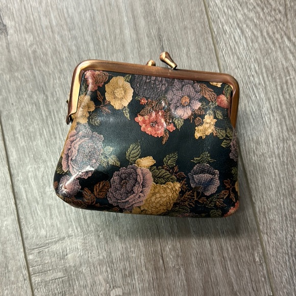 Patricia Nash Bags Patricia Nash Leather Kiss Lock Coin Purse